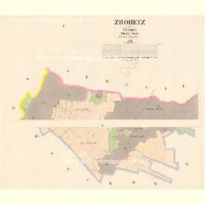 Zhoretz - c9263-1-001 - Kaiserpflichtexemplar der Landkarten des stabilen Katasters