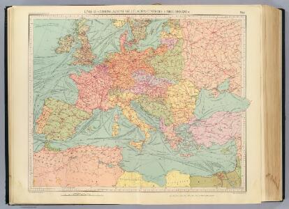 9-10. Linee di comunicazione, Europa centrale, Mediterranea.