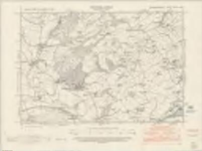 Montgomeryshire XXXVI.SW - OS Six-Inch Map