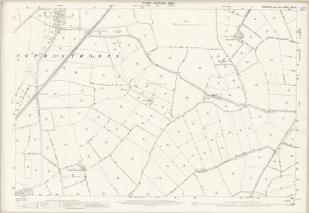 Yorkshire CXCI.5 (includes: Acaster Malbis; Bishopthorpe; Copmanthorpe) - 25 Inch Map