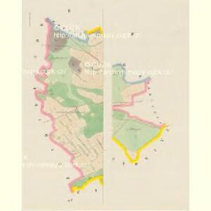 Straschitz - c7387-1-002 - Kaiserpflichtexemplar der Landkarten des stabilen Katasters