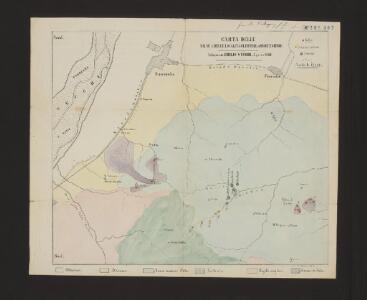 Carta delle salse e delle località oleifere di Monte Gibbio