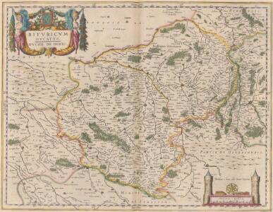 Bituricum Ducatus. Duche De Berri. [Karte], in: Theatrum orbis terrarum, sive, Atlas novus, Bd. 2, S. 96.
