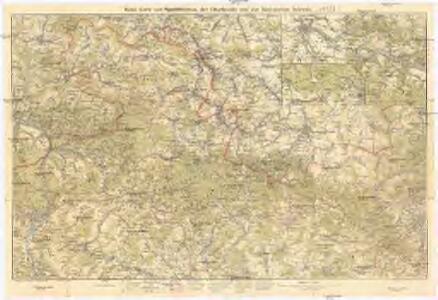 Neue Karte von Nordböhmen, der Oberlausitz und der Sächsischen Schweiz
