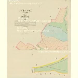 Lautschitz (Lauczice) - c4265-1-001 - Kaiserpflichtexemplar der Landkarten des stabilen Katasters