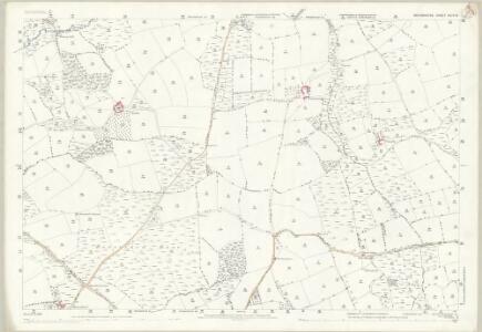 Devon XLIV.6 (includes: Cruwys Morchard; Puddington; Thelbridge) - 25 Inch Map