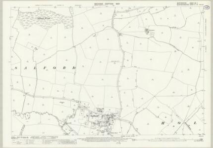 Bedfordshire XX.7 (includes: Cranfield; Hulcote and Salford; Wavendon) - 25 Inch Map