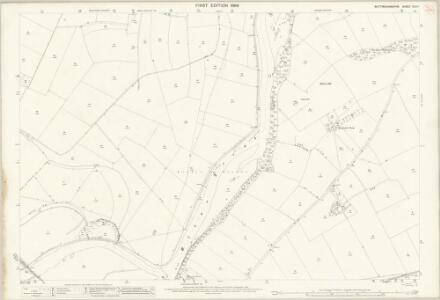 Nottinghamshire XLIII.1 (includes: Radcliffe On Trent; Shelford; Stoke Bardolph) - 25 Inch Map