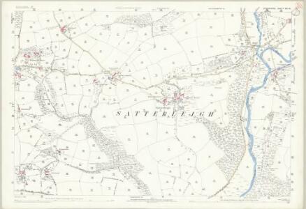 Devon XXI.15 (includes: Chittlehampton; Kings Nympton; Satterleigh and Warkleigh; South Molton) - 25 Inch Map