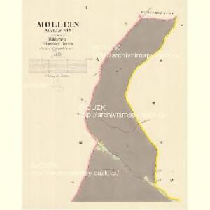 Mollein (Mallonin) - m1709-1-001 - Kaiserpflichtexemplar der Landkarten des stabilen Katasters