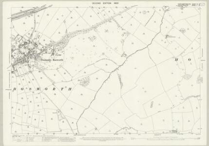 Northamptonshire XV.13 (includes: Husbands Bosworth; Marston Trussel; Sibbertoft; Theddingworth) - 25 Inch Map