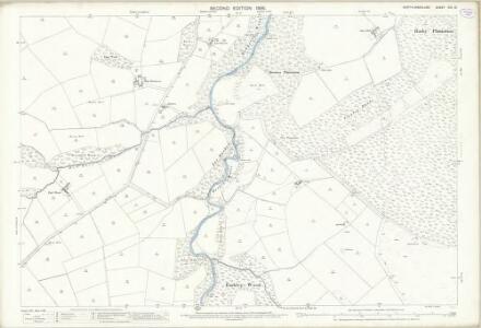 Northumberland (Old Series) CIII.10 (includes: Hexhamshire High Quarter; Hexhamshire Middle Quarter; Shotley High Quarter; Slaley) - 25 Inch Map