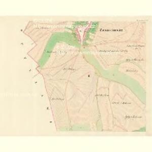 Zanaschowitz - m3546-1-002 - Kaiserpflichtexemplar der Landkarten des stabilen Katasters