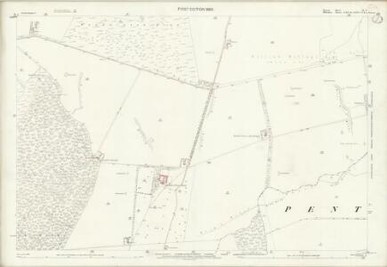 Dorset IX.4 (includes: Bower Chalke; Ebbesbourne Wake; Pentridge) - 25 Inch Map