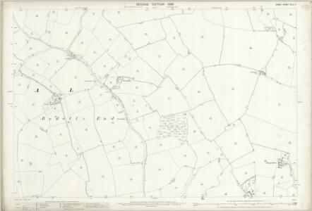 Essex (1st Ed/Rev 1862-96) XLIII.11 (includes: Broomfield; Chignall) - 25 Inch Map