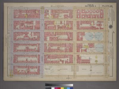 Plate 20, Part of Section 5: [Bounded by E. 65th Street, Avenue A, E. 59th Street and Third Avenue.]