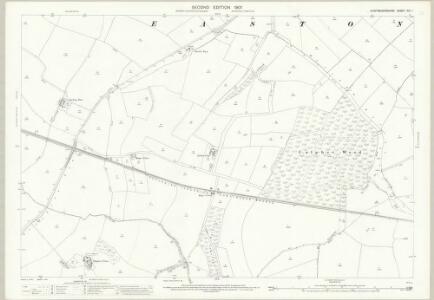 Huntingdonshire XXI.1 (includes: Easton; Ellington; Grafham; Great Staughton; Kimbolton; Spaldwick; Stow Longa) - 25 Inch Map