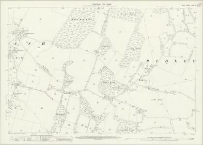 Kent XVIII.13 (includes: Ash; Ridley; Stansted) - 25 Inch Map