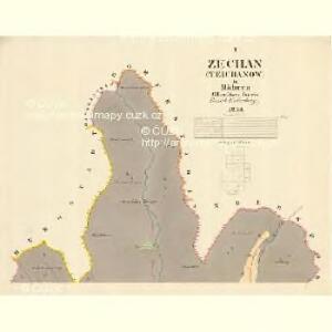 Zechan (Teichanow) - m3094-1-001 - Kaiserpflichtexemplar der Landkarten des stabilen Katasters