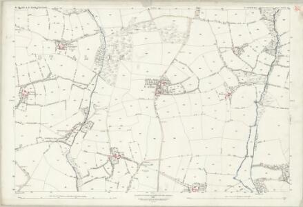 Cornwall XLVIII.16 (includes: Kenwyn; St Allen; St Erme) - 25 Inch Map