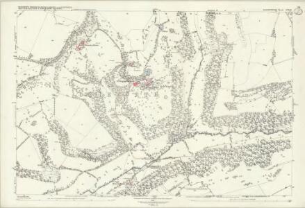 Gloucestershire LVII.13 (includes: Boxwell with Leighterton; Hawkesbury; Kingscote; Ozleworth; Wotton under Edge) - 25 Inch Map