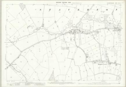 Gloucestershire XXVI.5 (includes: Badgeworth; Churchdown; Down Hatherley; Staverton) - 25 Inch Map
