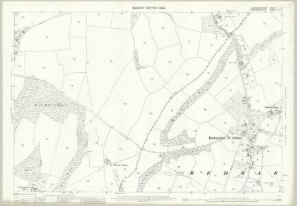 Gloucestershire X.15 (includes: Bromsberrow; Dymock; Redmarley Dabitot) - 25 Inch Map