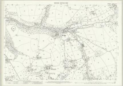 Cornwall LVI.14 (includes: Camborne Redruth) - 25 Inch Map