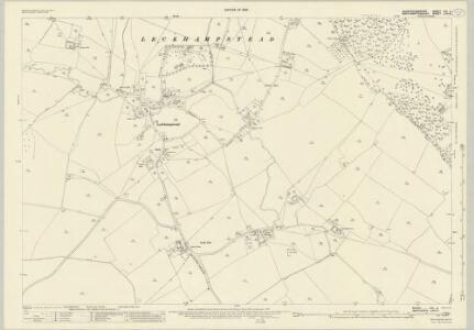 Buckinghamshire XIII.4 (includes: Leckhampstead) - 25 Inch Map