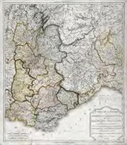 Carte de la Savoie ou supplément a la carte des frontières de la République française