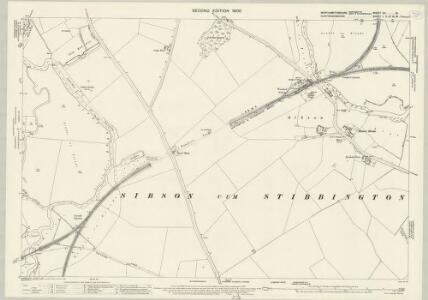 Northamptonshire VII.15 (includes: Elton; Sibson Cum Stibbington; Sutton; Yarwell) - 25 Inch Map