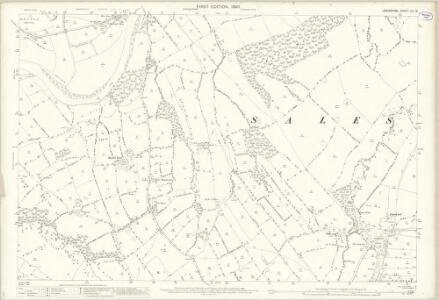 Lancashire LIV.15 (includes: Clayton Le Dale; Dutton; Salesbury) - 25 Inch Map