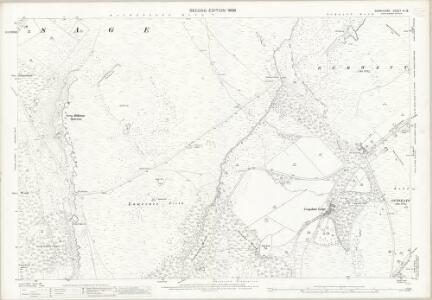 Derbyshire XI.13 (includes: Hathersage; Holmesfield; Sheffield) - 25 Inch Map
