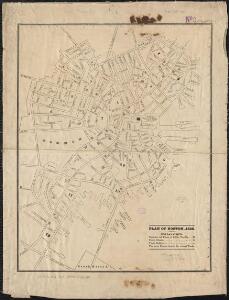 Plan of Boston, 1828