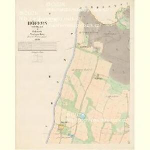 Höfern (Dworacy) - c5937-1-001 - Kaiserpflichtexemplar der Landkarten des stabilen Katasters