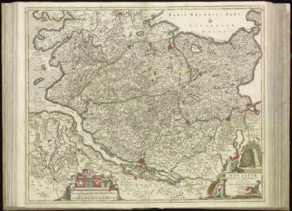 [45][45] Holsatiae tabula generalis ..., uit: Atlas sive Descriptio terrarum orbis