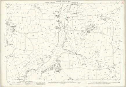 Cornwall XLV.7 (includes: Landrake with St Erney; Saltash) - 25 Inch Map