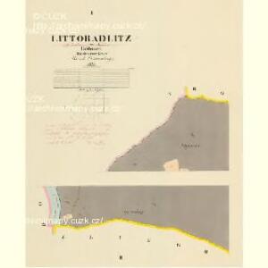 Littoradlitz - c4173-1-001 - Kaiserpflichtexemplar der Landkarten des stabilen Katasters