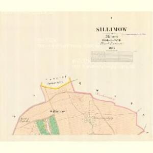 Sillimow - m2959-1-001 - Kaiserpflichtexemplar der Landkarten des stabilen Katasters