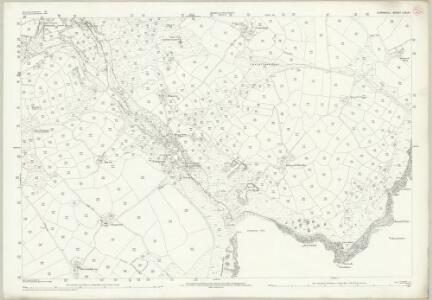 Cornwall LXXIX.1 (includes: Paul; St Buryan) - 25 Inch Map