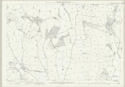 Devon LVI.10 (includes: Bickleigh; Cadbury; Rewe; Thorverton) - 25 Inch Map