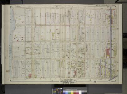 Queens, Vol. 2, Double Page No. 10; Part of Long      Island City Ward One (Part of Old Ward 5); [Map bounded by Boulevard, Winthrop   Ave., Wolcott Ave., Ditmars Ave., Potter Ave., Woolsey Ave., Flushing Ave.,      Nassau Ave., Frankfort Ave., Steinw
