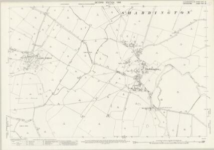 Buckinghamshire XXXII.13 (includes: Great Haseley; Ickford; Shabbington) - 25 Inch Map