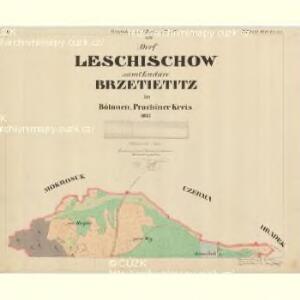 Leschischow - c3879-1-002 - Kaiserpflichtexemplar der Landkarten des stabilen Katasters