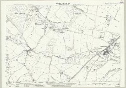 Dorset XVII.1 (includes: Alderholt; Damerham; Fordingbridge; Rockbourne) - 25 Inch Map