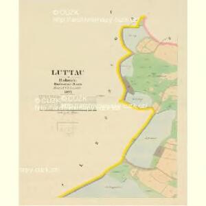 Luttau - c4321-1-001 - Kaiserpflichtexemplar der Landkarten des stabilen Katasters