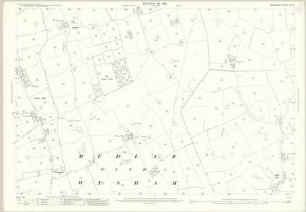 Lancashire LII.13 (includes: Greenhalgh With Thistleton; Medlar With Wesham; Treales Roseacre And Wharles) - 25 Inch Map