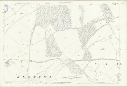 Dorset XXV.6 (includes: Tarrant Monkton; Tarrant Rawston; Tarrant Rushton; Witchampton) - 25 Inch Map