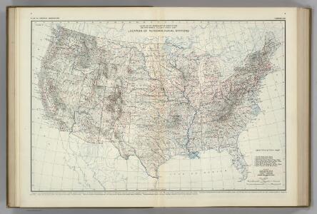 Location of Meteorological Stations.  Atlas of American Agriculture.