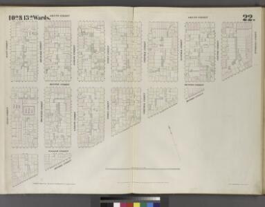 Plate 22:Map bounded by Grand Street, Attorney Street, Division Street, Allen Street.